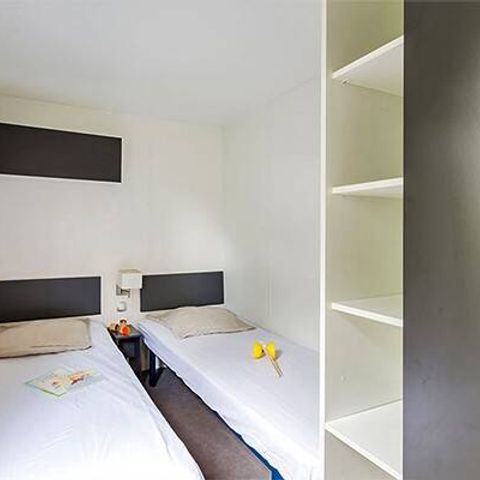 BUNGALOW 8 personnes - Premium Exclusive | 3 Ch. | 6/8 Pers. | Terrasse surélevée | 2 SDB | Clim. | TV