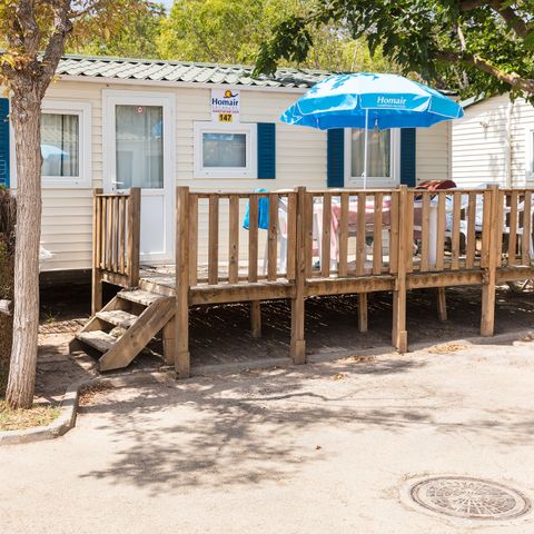 BUNGALOW 6 personnes -  Classic | 2 Ch. | 4/6 Pers. | Terrasse surélevée non couverte | Clim.