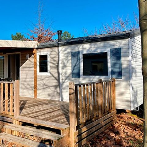 BUNGALOW 8 personnes - Classic XL | 3 Ch. | 6/8 Pers. | Terrasse surélevée | Clim.