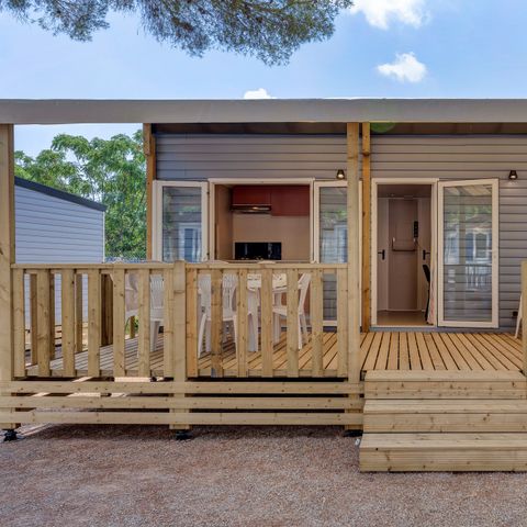 BUNGALOW 6 personnes -  Comfort XL | 2 Ch. | 4/6 Pers. | Terrasse surélevée | Clim.