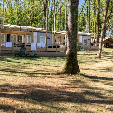 BUNGALOW 6 personnes - Comfort XL | 3 Ch. | 6 Pers. | Terrasse surélevée | Clim.