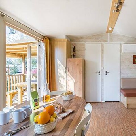 BUNGALOW 8 personnes - Ultimate | 3 Ch. | 6/8 Pers. | Terrasse surélevée | Clim. | TV