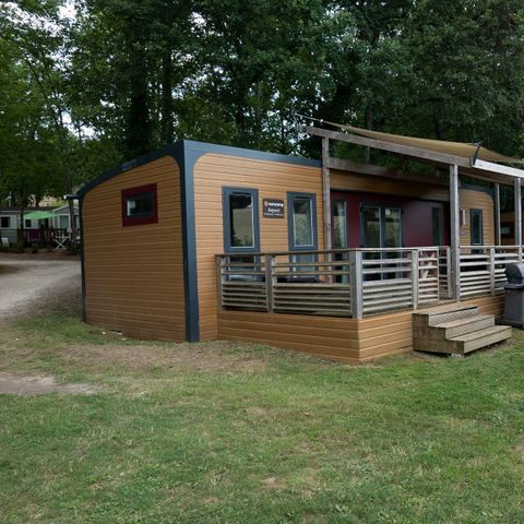 BUNGALOW 8 personnes - Ultimate | 3 Ch. | 6/8 Pers. | Terrasse surélevée | Clim. | TV