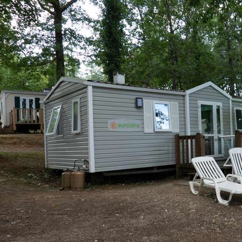 BUNGALOW 6 personnes - Mobil-home | Classic XL | 2 Ch. | 4/6 Pers. | Terrasse surélevée non couverte | Clim.