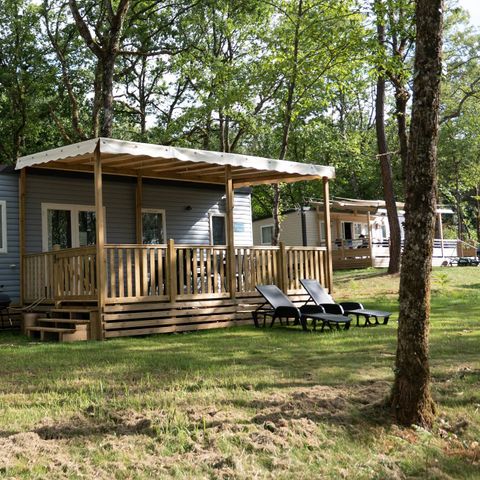 BUNGALOW 6 personnes - Comfort | 3 Ch. | 6 Pers. | Terrasse surélevée | Clim.