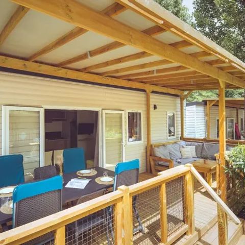 Mobilhome 6 personnes - Premium 3 chambres 2 salles de bain Lounge