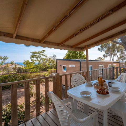Mobilhome 6 personnes - Premium Azure | 3 Ch. | 6 Pers. | Terrasse surélevée