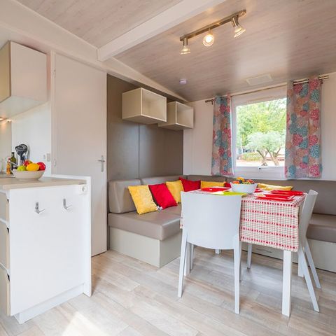 Mobilhome 6 personnes - Comfort XL | 3 Ch. | 6 Pers. | Terrasse surélevée