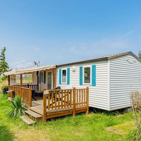 Mobilhome 6 personnes - Mobil-home | Classic | 3 Ch. | 6 Pers. | Terrasse surélevée | TV