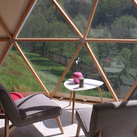 HÉBERGEMENT INSOLITE 4 personnes - Dome, sans saniaires