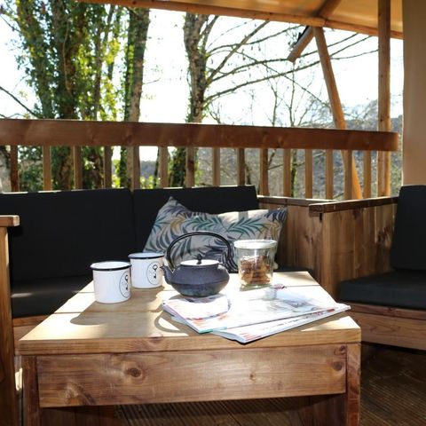TENTE 4 personnes - LODGE SAFARI avec SPA