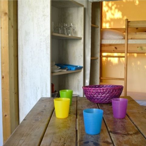 BUNGALOW TOILÉ 4 personnes - Junior 2 chambres 17m² - sans sanitaires