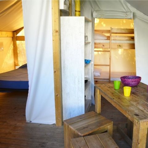 BUNGALOW TOILÉ 4 personnes -  Junior 2 chambres 17m² - sans sanitaires
