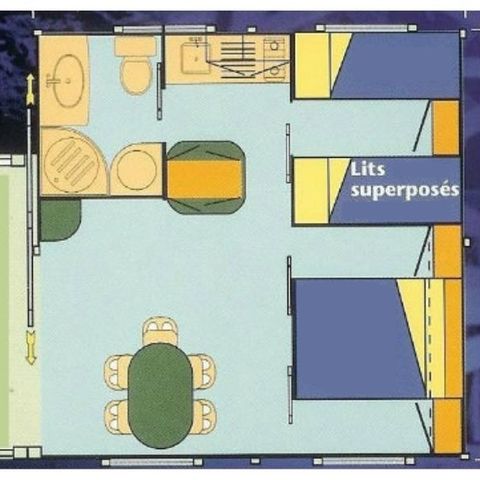 CHALET 5 personnes - Evasion 5 personnes 2 chambres 30m²