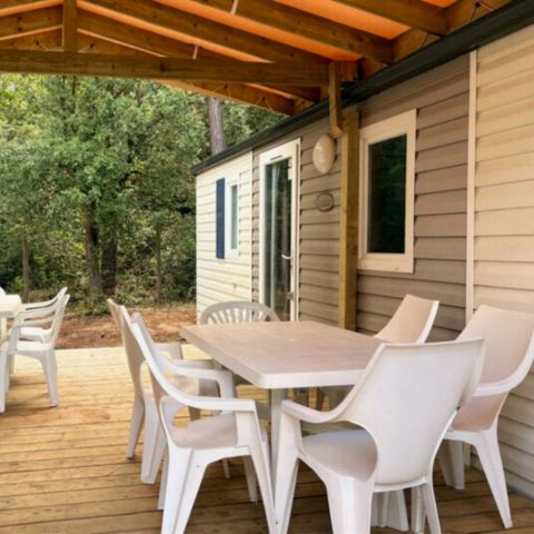BUNGALOW 12 personnes - Mobil-home Tribu 12 personnes 6 chambres 2sdb 60m²
