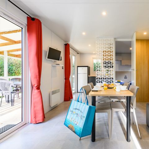 BUNGALOW 5 personnes - D/ COTTAGE CONFORT 2 ch. 4/5 pers. - 30m2 - terrasse couverte