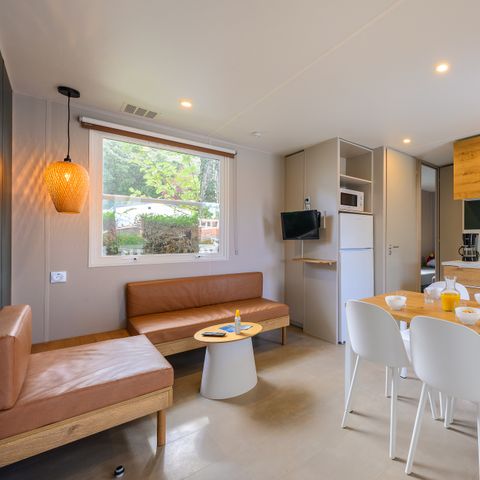 BUNGALOW 6 personnes - D/ COTTAGE CONFORT 3 ch. 6 pers. - 35m2 - terrasse couverte