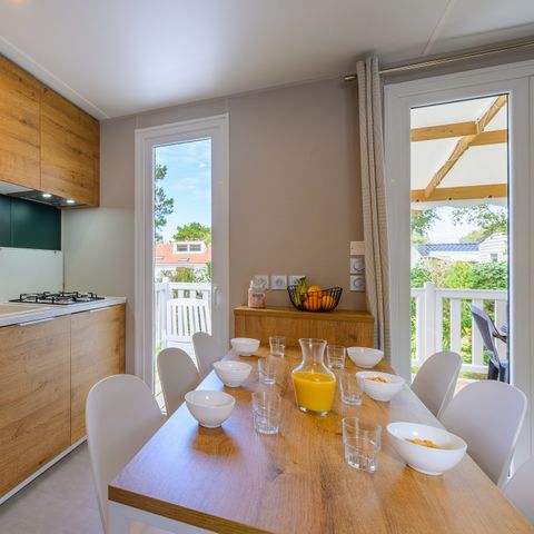 BUNGALOW 6 personnes - D/ COTTAGE CONFORT 3 ch. 6 pers. - 35m2 - terrasse couverte
