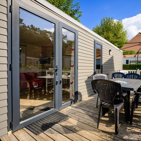 BUNGALOW 6 personnes - COTTAGE CONFORT 3ch. 6 pers. - 35m2 - terasse parasol