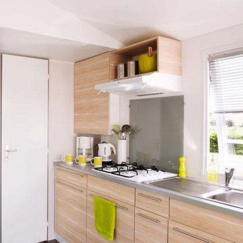 BUNGALOW 5 personnes - Résidence O'HARA PANORAMIQUE MODERN ECO-CONCU / 28m2 - 2 chambres - Terrasse semi-couverte 5/6 pers