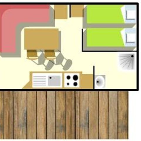 BUNGALOW 4 personnes - COTTAGE CONFORT 4p