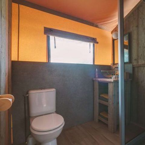 Tente en toile et en bois 6 personnes - Safari Lodge 6p