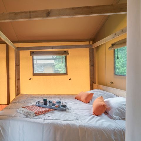 TENTE TOILE ET BOIS 6 personnes - Safari Lodge 6p