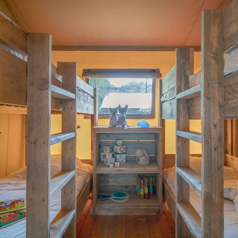 TENTE TOILE ET BOIS 6 personnes - Safari Lodge 6p