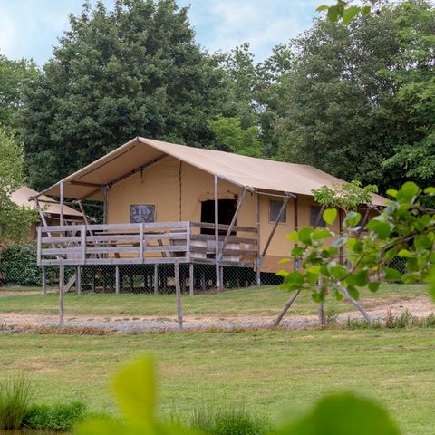 TENTE TOILE ET BOIS 6 personnes - Safari Lodge 6p
