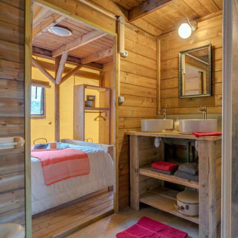 TENTE TOILE ET BOIS 8 personnes - Safari Lodge 8p