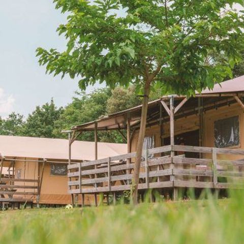 TENTE TOILE ET BOIS 8 personnes - Safari Lodge 8p