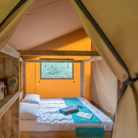 TENTE TOILE ET BOIS 6 personnes - Woody lodge 2chambres sans sanitaires