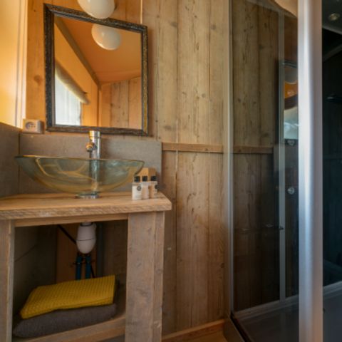 Tente en toile et en bois 7 personnes - Safari Lodge
