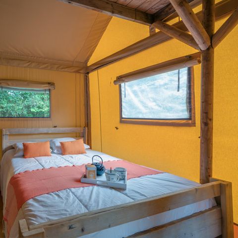 TENTE TOILE ET BOIS 8 personnes - Safari Lodge 8  personnes, Climatisée