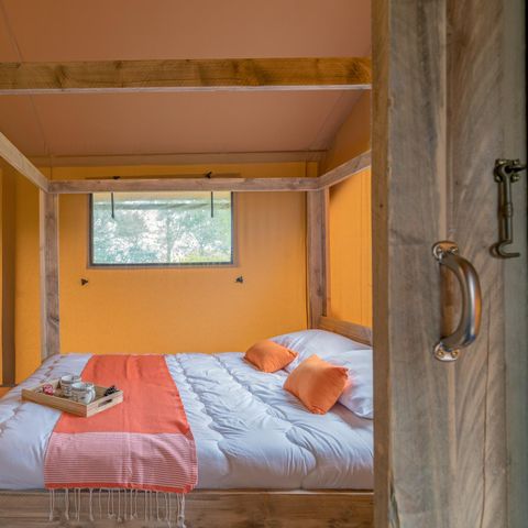 TENTE TOILE ET BOIS 6 personnes - Woody Lodge, Climatisée - 3 chambres