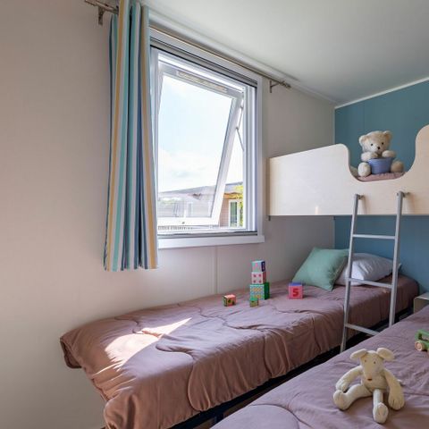 Mobilhome 10 personnes - Cottage Tribu 10p 5ch 2SdB clim ****