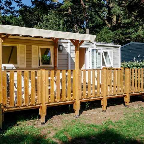 BUNGALOW 6 personnes - Mobil-home | Classic | 3 Ch. | 6 Pers. | Terrasse surélevée | 1 SDB