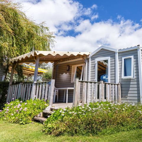 BUNGALOW 6 personnes - Mobil-home | Classic | 2 Ch. | 4/6 Pers. | Terrasse surélevée | 1 SDB