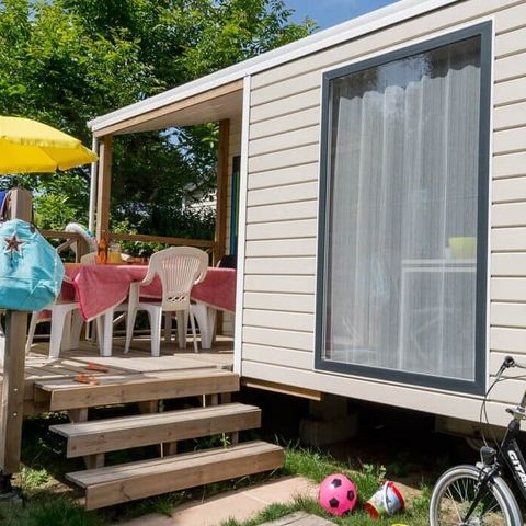 BUNGALOW 6 personnes - Mobil-home | Comfort | 2 Ch. | 4/6 Pers. | Terrasse simple | Clim. | TV