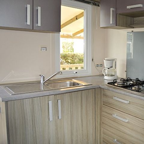 BUNGALOW 4 personnes - Mobil-home | Classic | 2 Ch. | 4 Pers. | Terrasse surélevée | TV