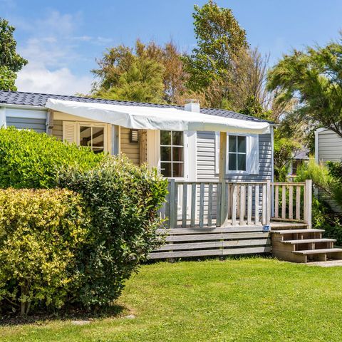 BUNGALOW 6 personnes - Mobil-home | Comfort | 3 Ch. | 6 Pers. | Terrasse surélevée | 1 SDB