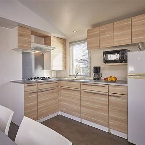 BUNGALOW 6 personnes - Mobil-home | Comfort | 3 Ch. | 6 Pers. | Terrasse surélevée | 1 SDB