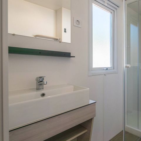 BUNGALOW 6 personnes - Mobil-home | Comfort | 3 Ch. | 6 Pers. | Terrasse surélevée | TV