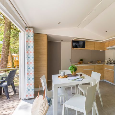 Mobilhome 6 personnes - Cottage Famille TV Wifi - 3 chambres - 6 personnes