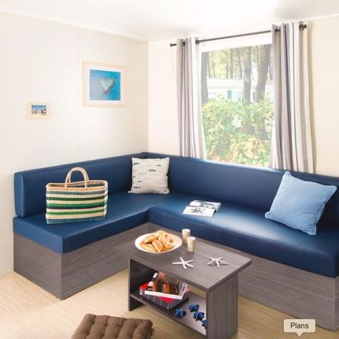 Mobilhome 6 personnes - Classique 3 chambres terrasse couverte