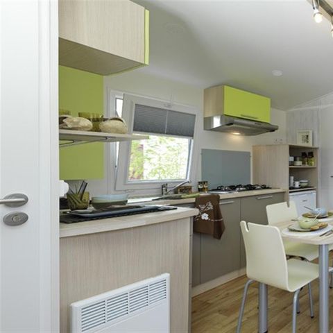 Mobilhome 6 personnes - Classique 3 chambres terrasse semi intégrée