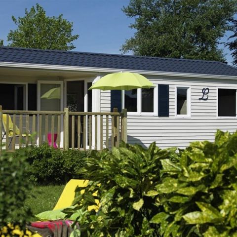 Mobilhome 6 personnes - Classique 3 chambres terrasse semi intégrée