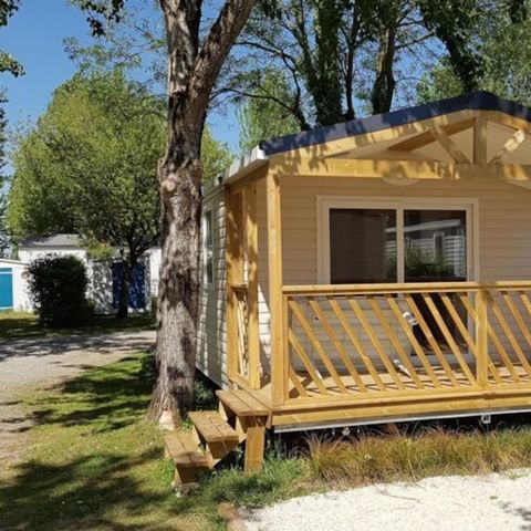 Mobilhome 4 personnes - Confort 2 Chambres Bay - Terrasse intégrée