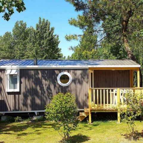Mobilhome 4 personnes - Confort 2 chambres Loggia - Terrasse semi couverte