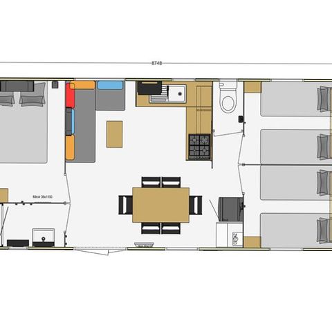 BUNGALOW 6 personnes - CONFORT PLUS 31m²